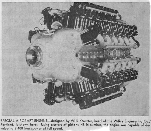 48 Cylinder aircolled aircraft engine by fangleman