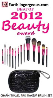 EG Beauty Awards 2012 Charm Travel Pro Makep Brush Set