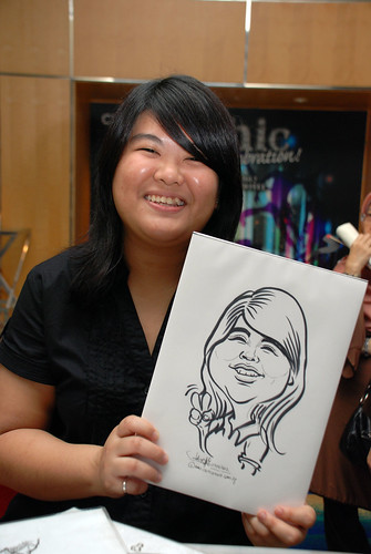 caricature live sketching for Civica Dinner & Dance 2012 - 10