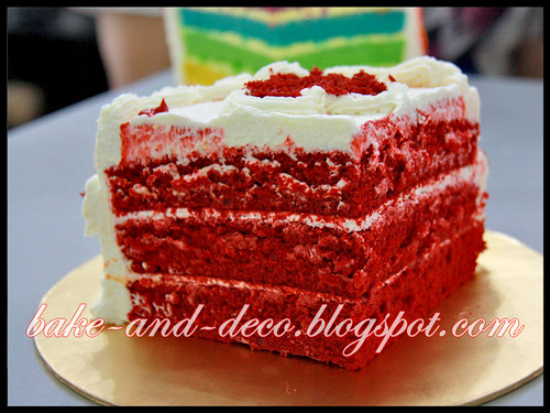 Baking Class: Rainbow Cake with Special Cream Cheese & Red Velvet Cake ~ 23 June 2012