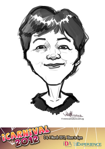 digital live caricature for iCarnival 2012  (IDA) - Day 1 - 88