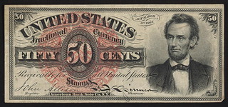 Fractional currency 50cents