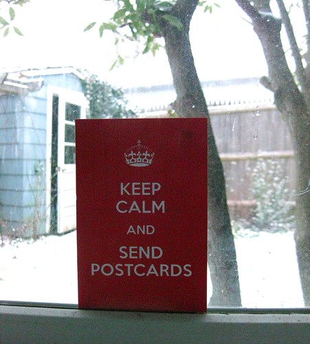 Keep calm and send postcards
