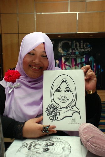caricature live sketching for Civica Dinner & Dance 2012 - 12