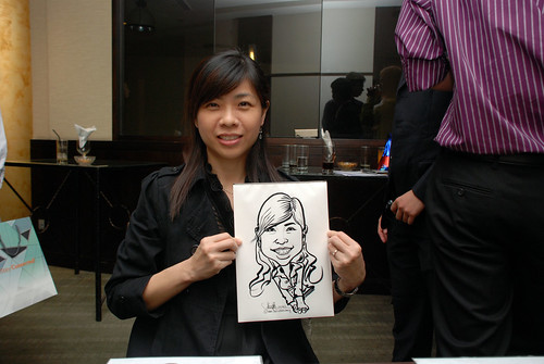 caricature live sketching for NUS - 5