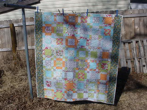 "Bits and pieces" quilt