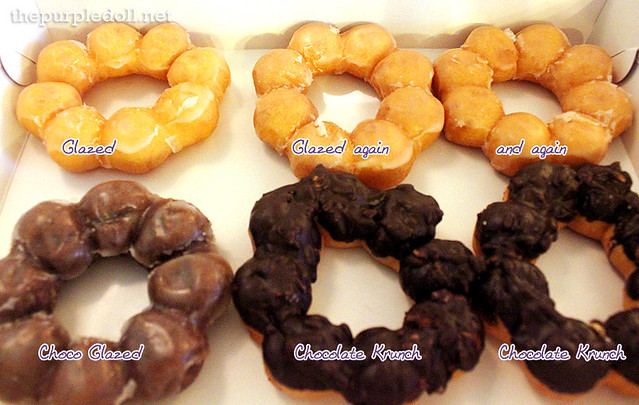 Gavino's Donuts Glazed, Chocolate Glazed, Chocolate Krunch