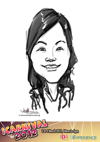 digital live caricature for iCarnival 2012  (IDA) - Day 1 - 86