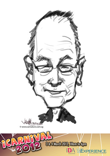 digital live caricature for iCarnival 2012  (IDA) - Day 2 - 7