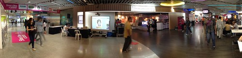 digital live sketching for iCarnival 2012 - Day 1 panorama