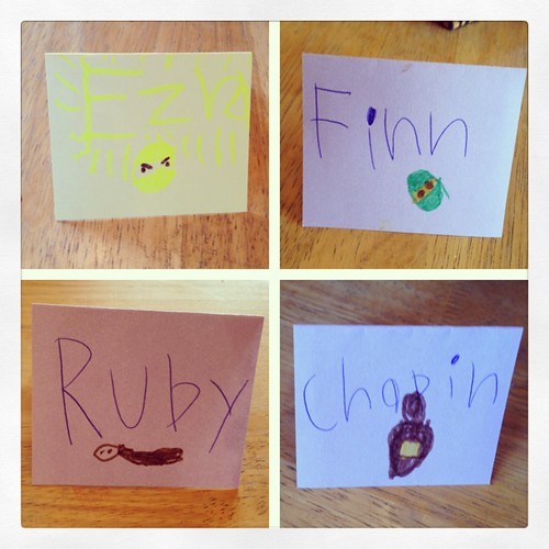 Place cards for kids