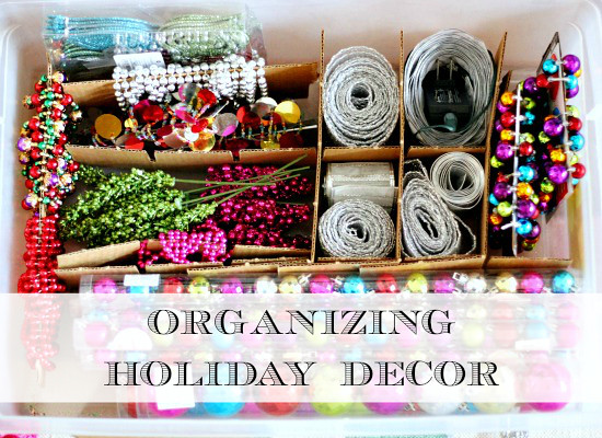 Organizing Holiday Decor