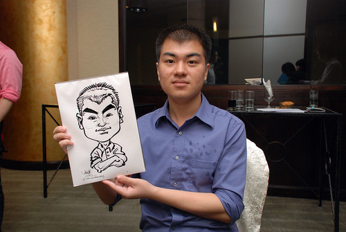 caricature live sketching for NUS - 1