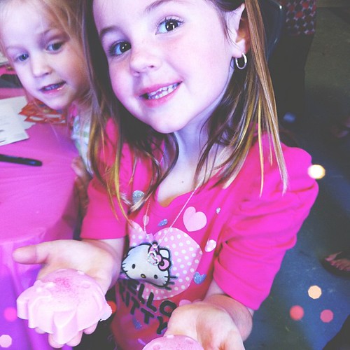 Thankful for cousin birthday parties. And Hello Kitty soap making. @lifethroughthislens
