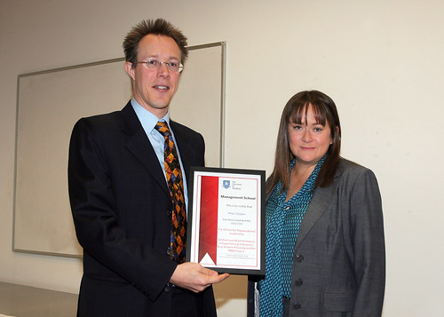 P&A Prize for Organisational Leadership 2011/2012 awarded to Peter Clayton