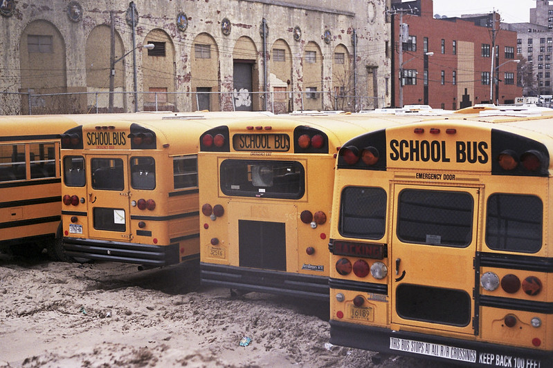 Coney Island - School buses