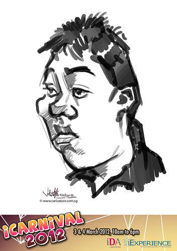 digital live caricature for iCarnival 2012  (IDA) - Day 1 - 58