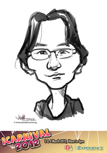 digital live caricature for iCarnival 2012  (IDA) - Day 1 - 92