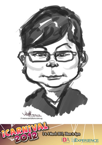 digital live caricature for iCarnival 2012  (IDA) - Day 2 - 54