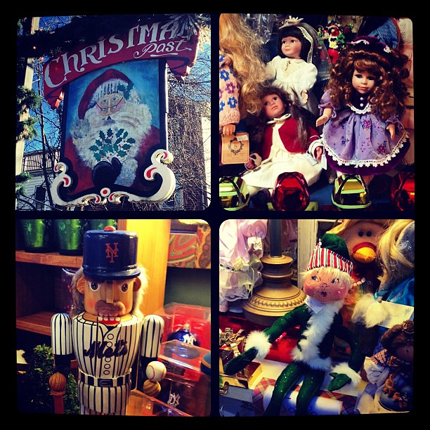 Vintage dolls: creepy or cute? At Christmas Past in New Hope PA