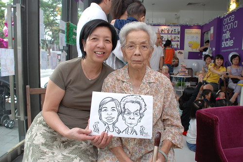 caricature live sketching for birthday party - 3