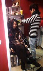 Thực hành sấy tóc lá bám cúp Hair salon Korigami 0915804875 (www.korigami (7)