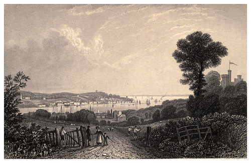 004-Cowes desde el Este- Barber's picturesque guide to the Isle of Wight (1850)