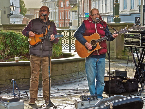 Playing Today at Horsham Christmas Market ....(351/366) by Irene.B.