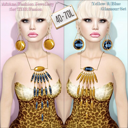 A&Ana Fashion TDR Fusion 2 Yellow & Blue Glamour Set