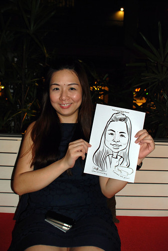 caricature live sketching for Kaleido Vision Pte Ltd Product Launch - 15