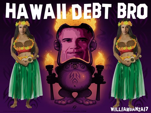 HAWAII DEBT BRO by Colonel Flick/WilliamBanzai7