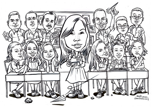 Group caricatures for Cisco