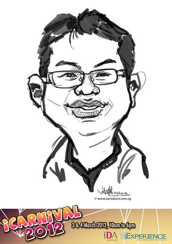 digital live caricature for iCarnival 2012  (IDA) - Day 1 - 90