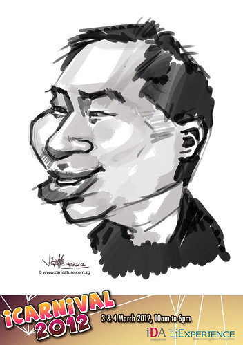 digital live caricature for iCarnival 2012  (IDA) - Day 2 - 57