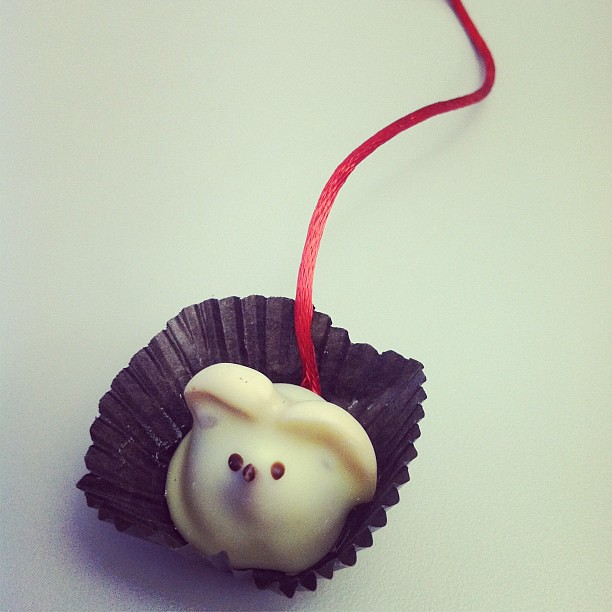 #Chocolate #mouse from #laburdick.  Too cute to eat.