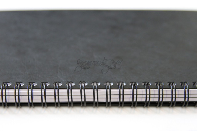 Clairefontaine Basics Wirebound Notebook + Pockets - Medium, Black Spirals