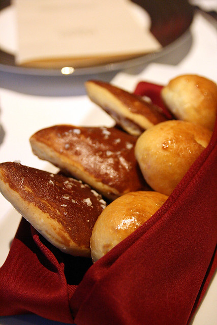 Lovely soft rolls and pretzel-like breads