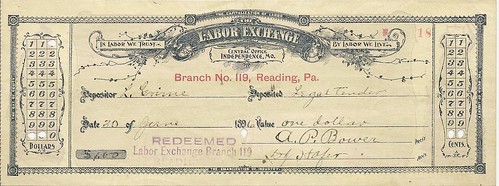 Labor Exchange note
