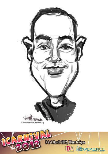 digital live caricature for iCarnival 2012  (IDA) - Day 2 - 22