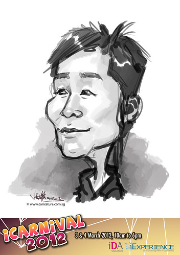 digital live caricature for iCarnival 2012  (IDA) - Day 2 - 81