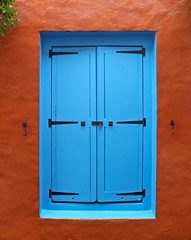Blue Shutters in Upton Slip, Falmouth