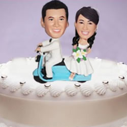 custom wedding cake toppers by dollbobble