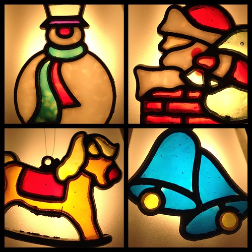 Christmas stained glass