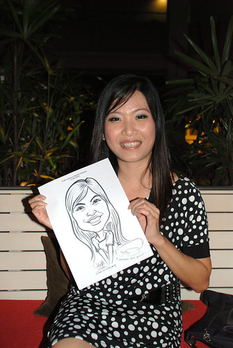 caricature live sketching for Kaleido Vision Pte Ltd Product Launch - 8