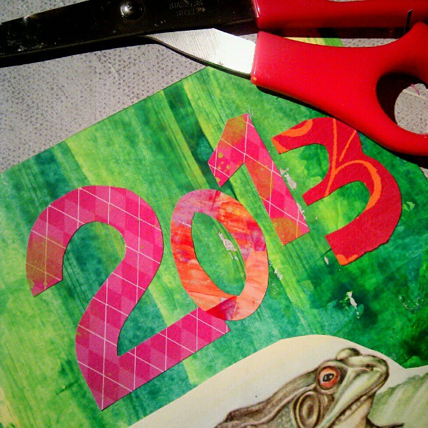 Art journaling in the new year