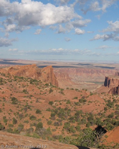 Part of the view from Whale Rock, Island int he Sky, Canyonlands National Park, Utah
