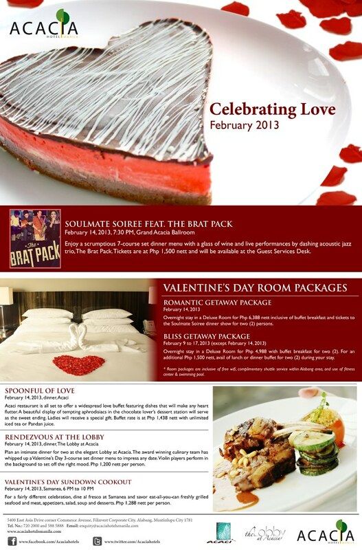 Valentine's at Acacia Hotel Manila