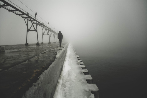Foggy Walk. by ZacharySnellenberger