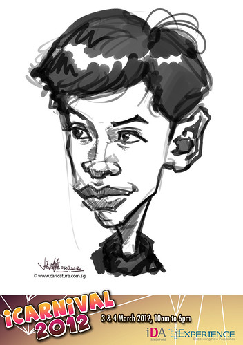 digital live caricature for iCarnival 2012  (IDA) - Day 2 - 11