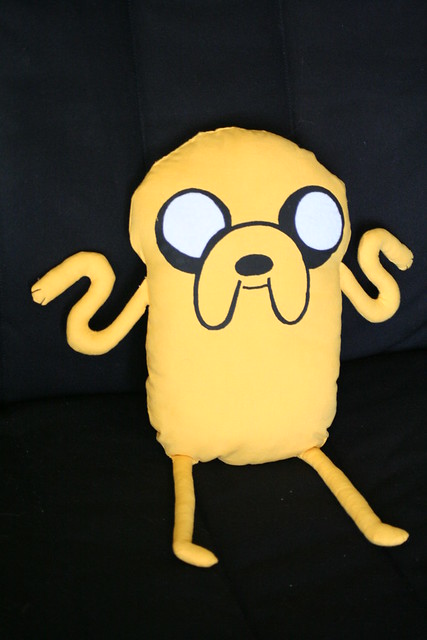 Handmade Plush Jake from Adventure Time